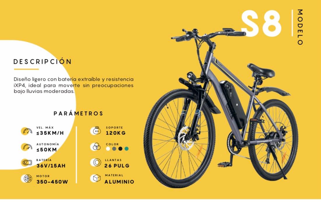 Bici electrica S8